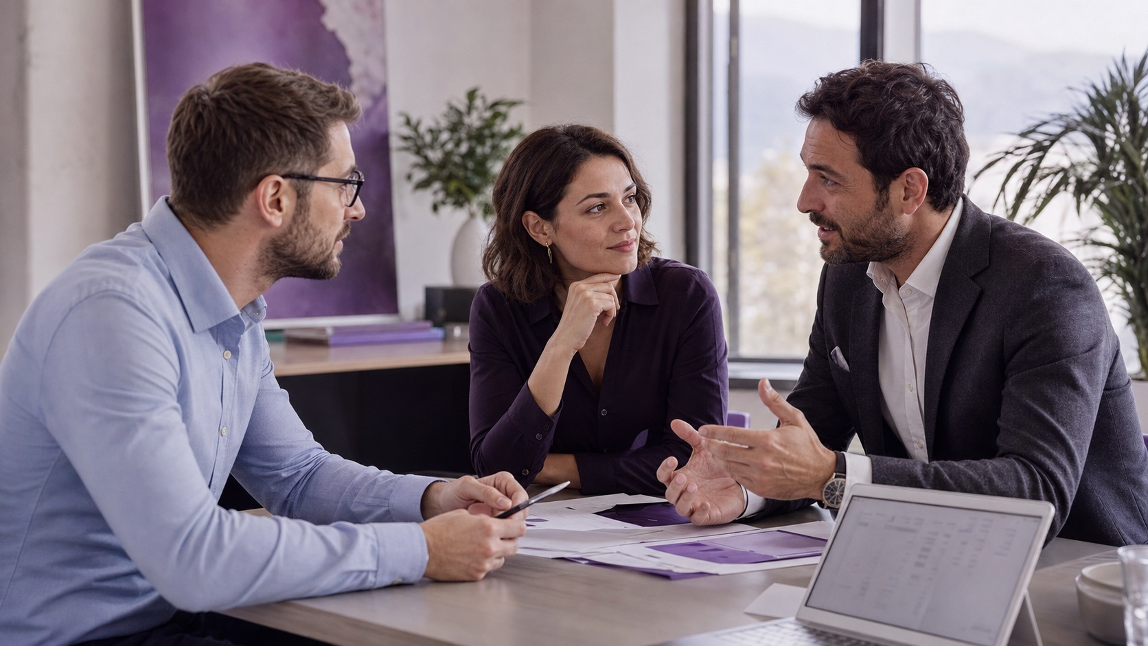 Team SERVIF che affianca un cliente in una riunione operativa